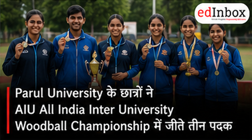 Parul University Student-Athletes Win Three Medals At AIU All India Inter University Woodball Championship