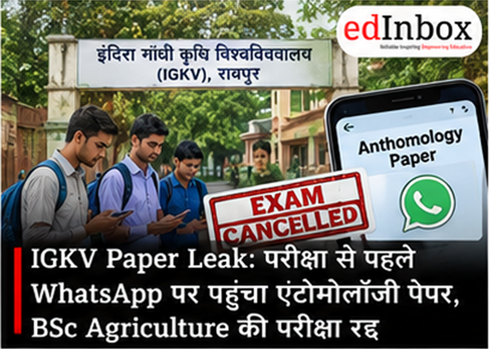 IGKV Paper Leak: BSc Agriculture Entomology Exam Cancelled After Question Paper Circulated on WhatsApp