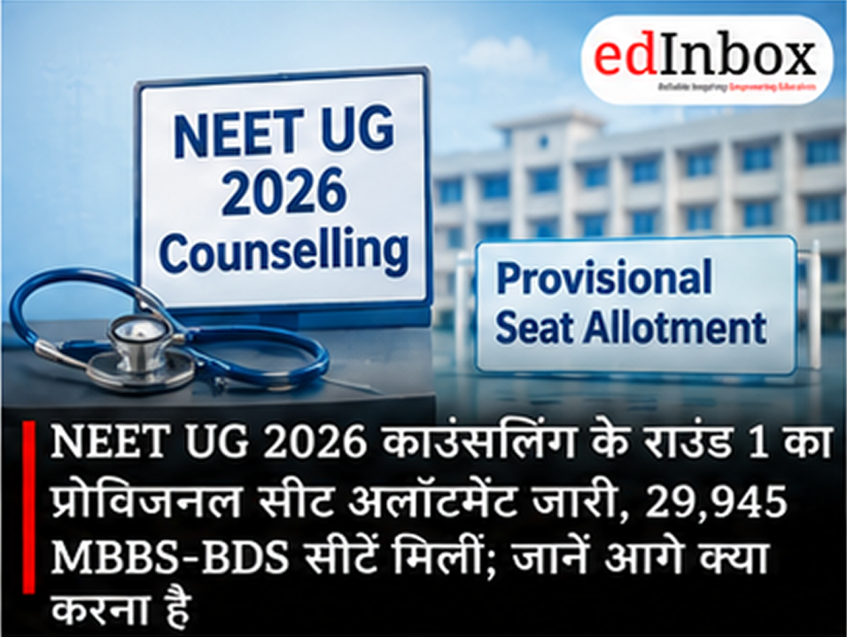 NEET UG 2026 Counselling Round 1 Seat Allotment: 29,945 MBBS-BDS Seats Allocated, Check Result and Next Steps