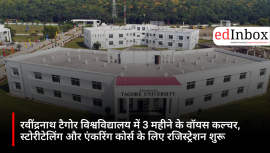 Rabindranath Tagore University Opens Registrations for 3-Month Voice Culture, Storytelling and Anchoring Course