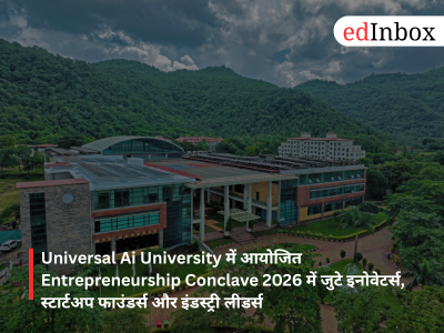 Innovators, startup founders, and industry leaders gathered at the Entrepreneurship Conclave 2026 held at Universal AI University