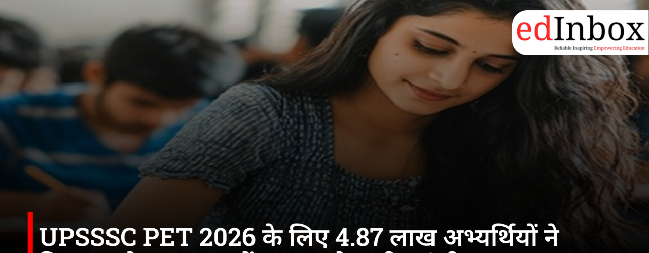 4.87 lakh candidates applied for UPSSSC PET 2026; nearly 8 lakh registered for OTR