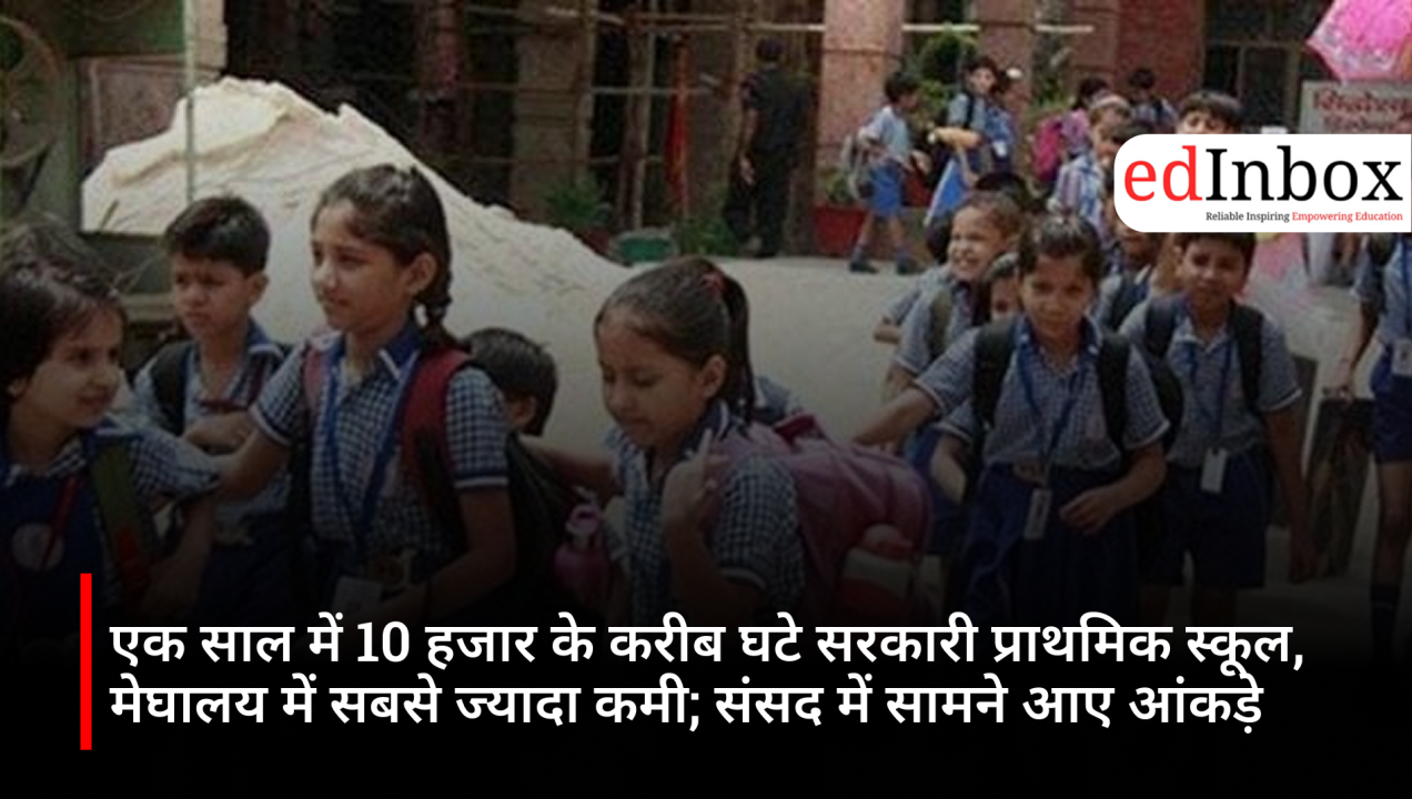  Government Primary Schools in India Drop by Nearly 10,000 in One Year: Parliament Data