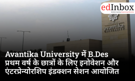 Avantika University Holds Innovation and Entrepreneurship Induction Session for B.Des First-Year Students