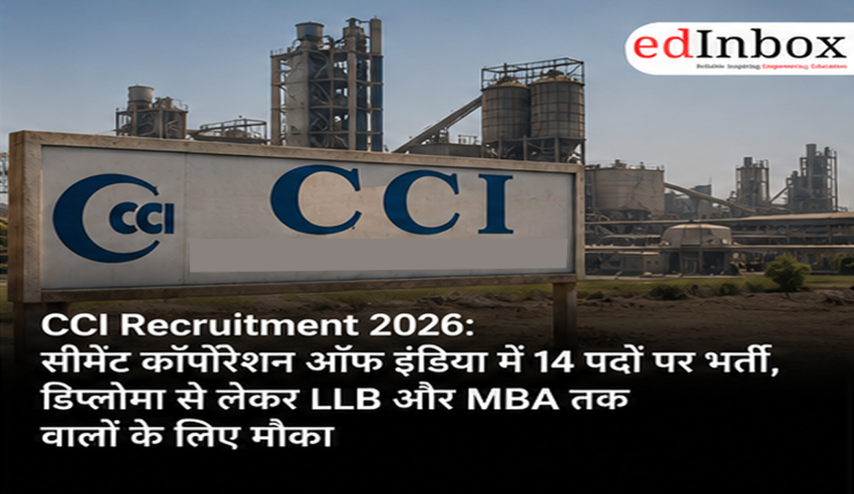 CCI Recruitment 2026: Cement Corporation of India Invites Applications for 14 Engineer, Officer and Analyst Posts