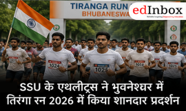 SSU Athletes Shine at Tiranga Run 2026 in Bhubaneswar