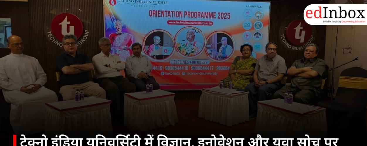 Special dialogue on science, innovation, and youth perspective at Techno India University