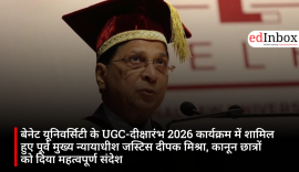 Former CJI Justice Dipak Misra Addresses Bennett University Law Students at UGC Deeksharambh 2026