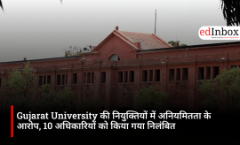 Allegations of irregularities in Gujarat University appointments; 10 officials suspended
