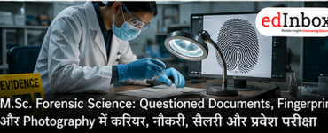 M.Sc. Forensic Science with Questioned Documents, Fingerprint and Photography: Jobs, Salary, Entrance Exam & Career Options