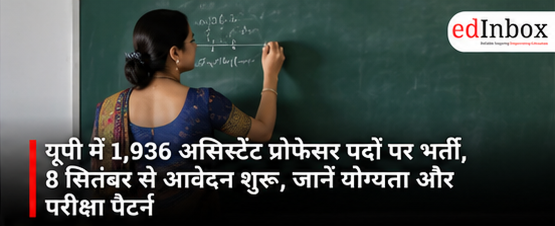 UPESSC Assistant Professor Recruitment 2026: 1,936 Posts, Apply Online Till October 7; Check Eligibility, Fees and Exam Pattern