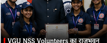 VGU NSS Volunteers Felicitated at Raj Bhavan Jaipur for Service and Leadership
