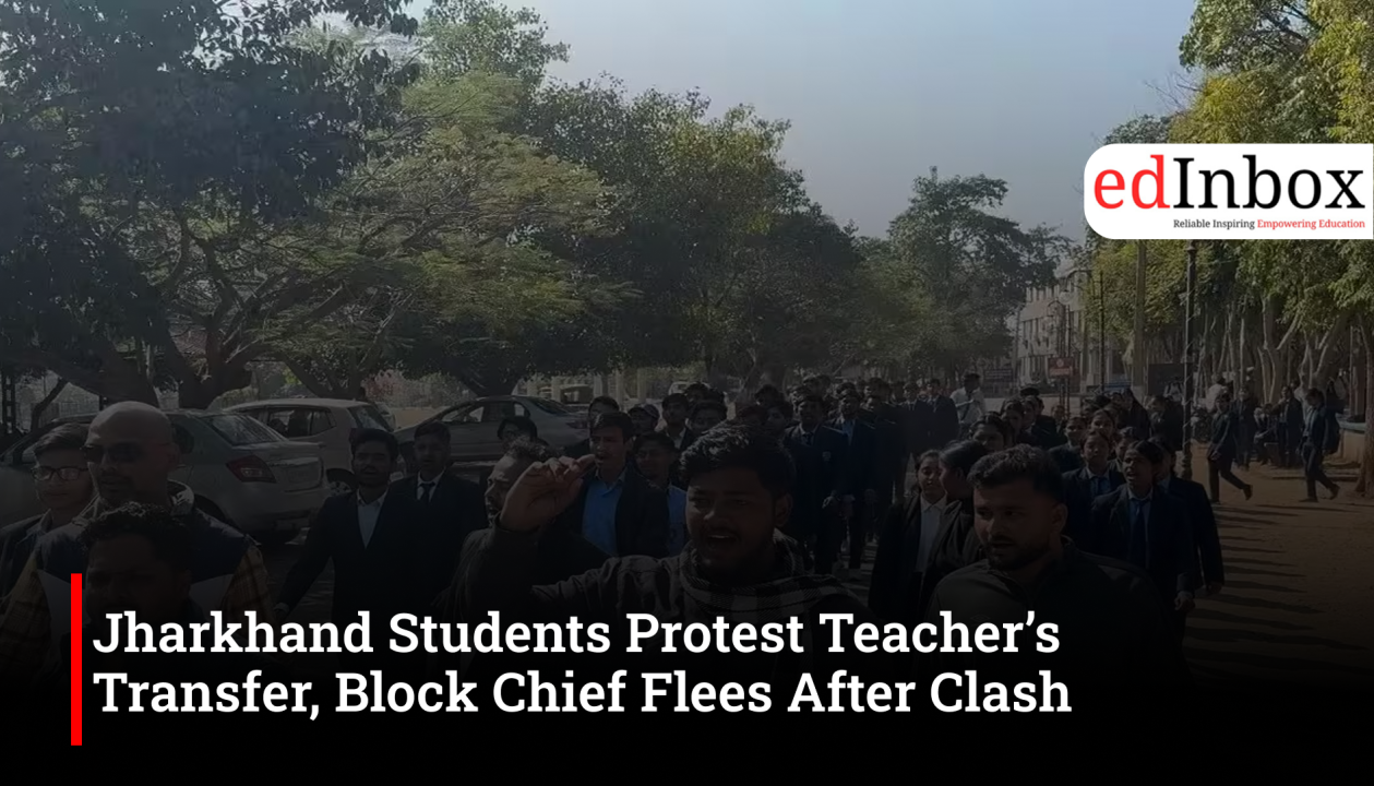 Jharkhand Students Protest Teacher’s Transfer, Block Chief Flees After Clash