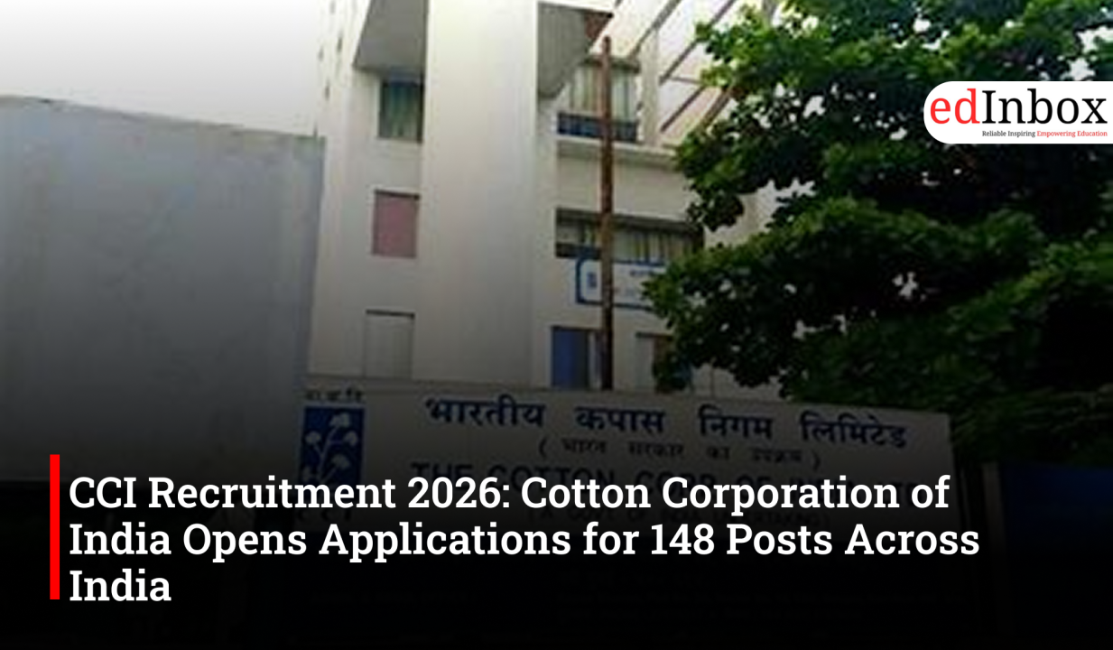 CCI Recruitment 2026: Cotton Corporation of India Opens Applications for 148 Posts Across India
