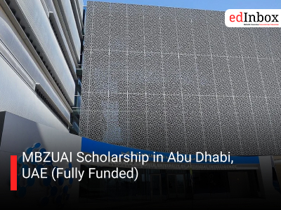 MBZUAI Scholarship in Abu Dhabi, UAE (Fully Funded)