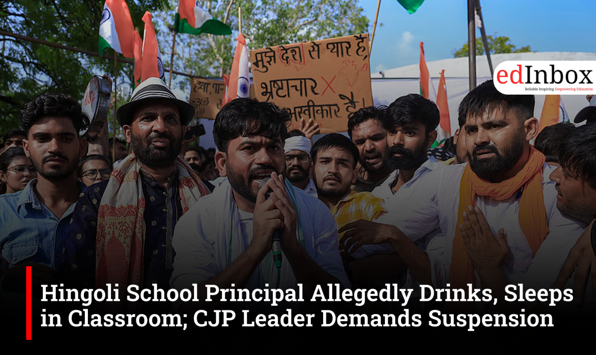Hingoli School Principal Allegedly Drinks, Sleeps in Classroom; CJP Leader Demands Suspension