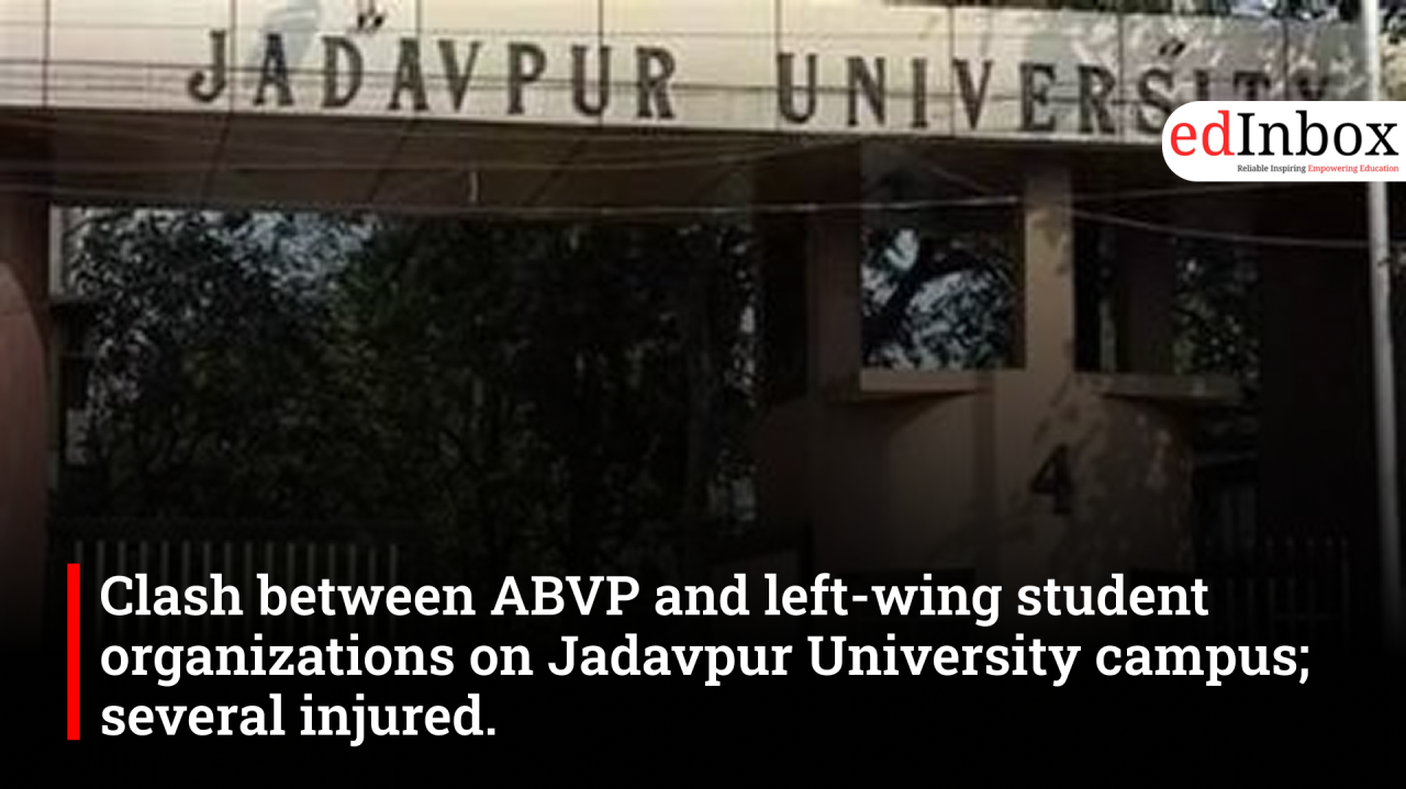 Jadavpur University Clash: ABVP, Left Student Groups Trade Allegations After FETSU Meeting Turns Violent