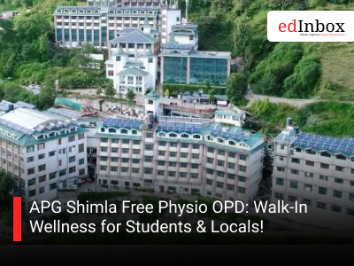APG Shimla Free Physio OPD: Walk-In Wellness for Students & Locals!