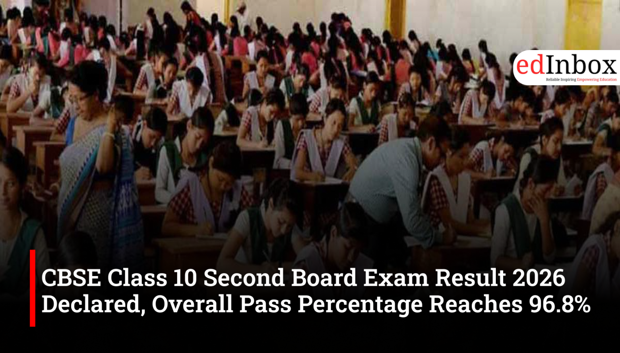 CBSE Class 10 Second Board Exam Result 2026 Declared: Overall Pass Percentage Rises to 96.8%