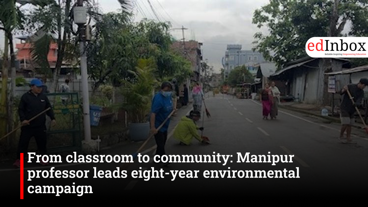 Manipur professor transforms village through eight-year environmental conservation campaign