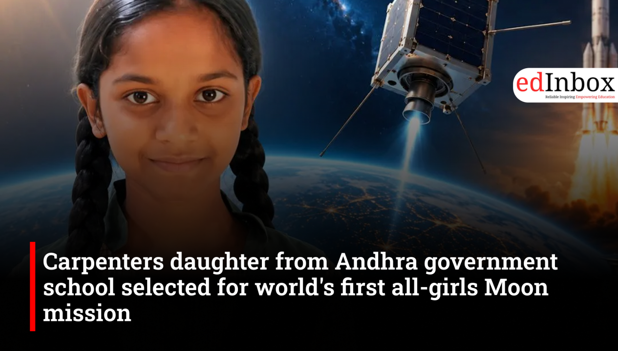 Andhra government school student joins world's first all-girls lunar mission, dreams of ISRO