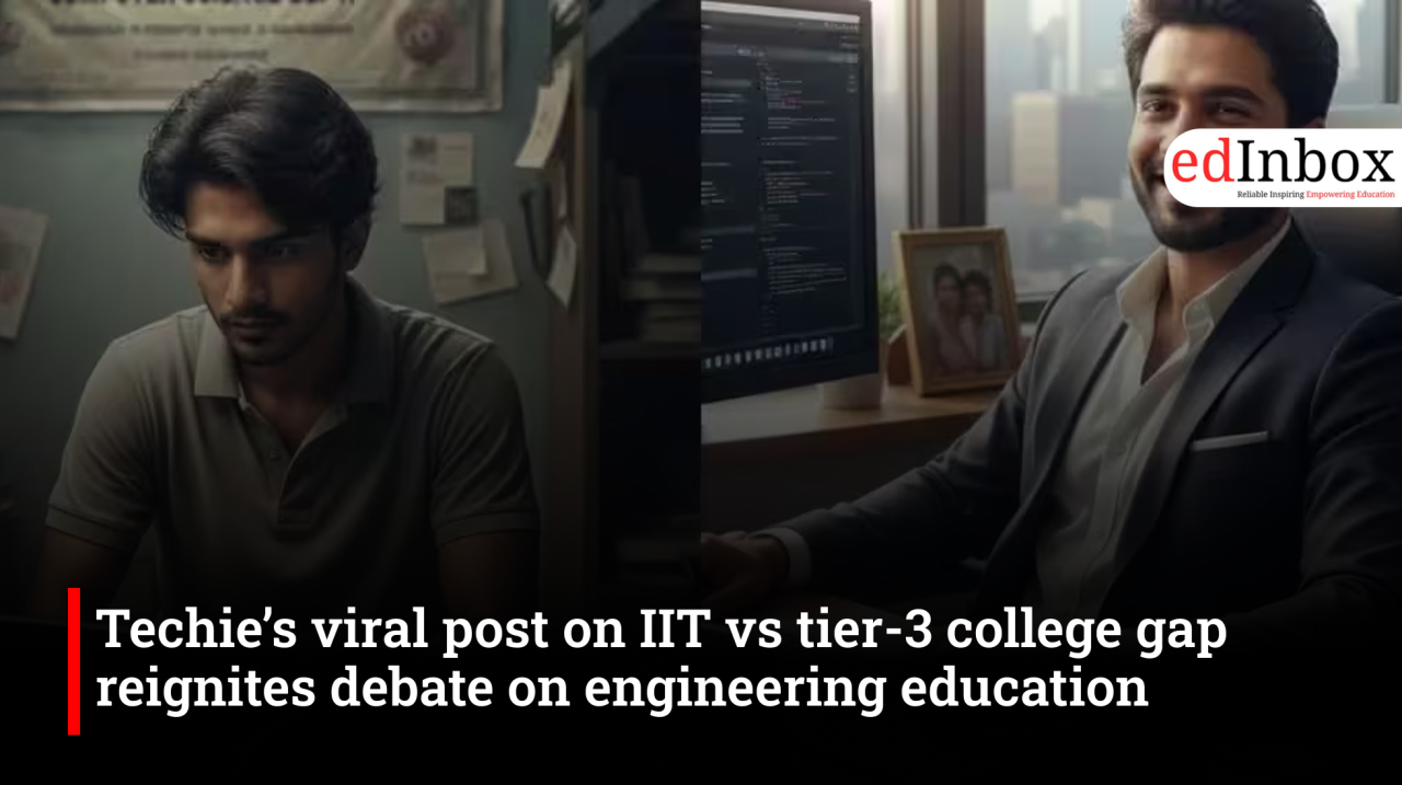 Techie’s viral post on IIT vs tier-3 college gap sparks debate on engineering education in India