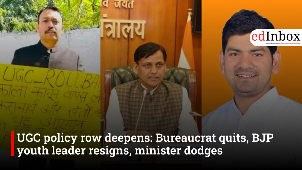 UGC policy row deepens: Bureaucrat quits, BJP youth leader resigns, minister dodges