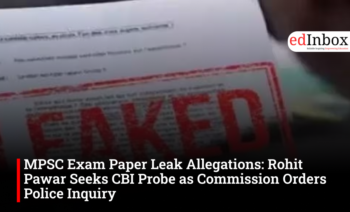 MPSC Exam Paper Leak Allegations: Rohit Pawar Seeks CBI Probe as Commission Orders Police Inquiry