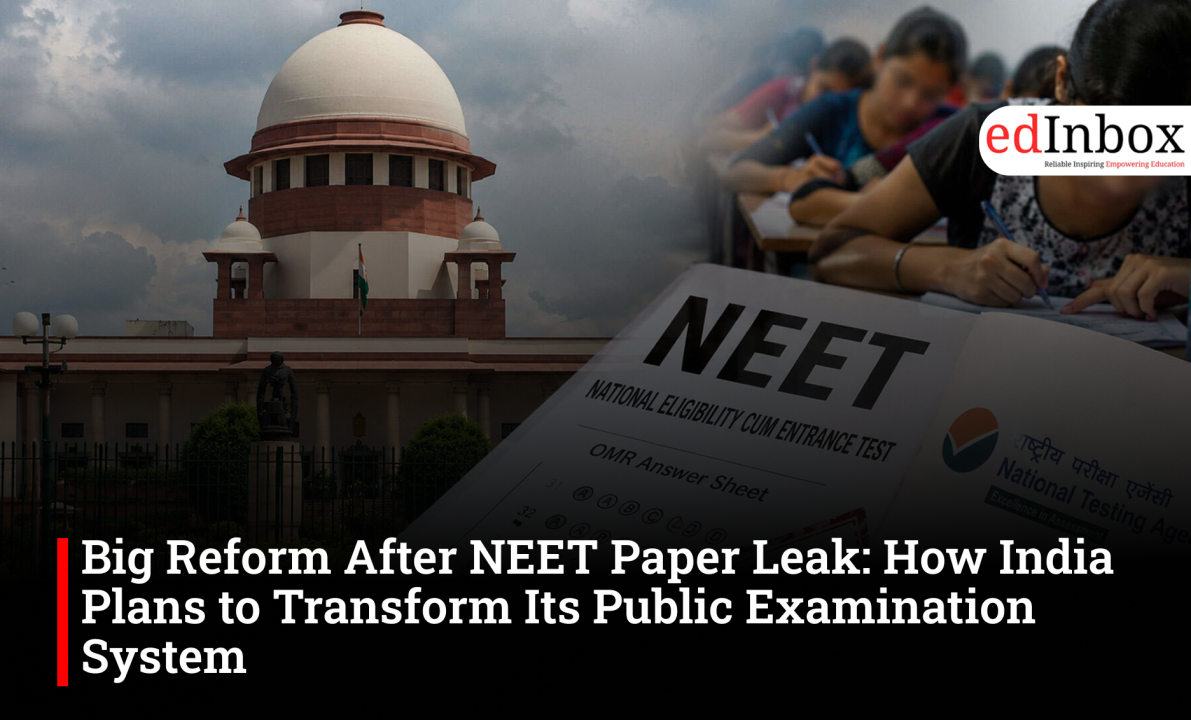 Big Reform After NEET Paper Leak: How India Plans to Transform Its Public Examination System