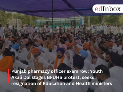 BFUHS protest over Punjab pharmacy officer exam scam: Youth Akali Dal seeks resignation of Education, Health ministers
