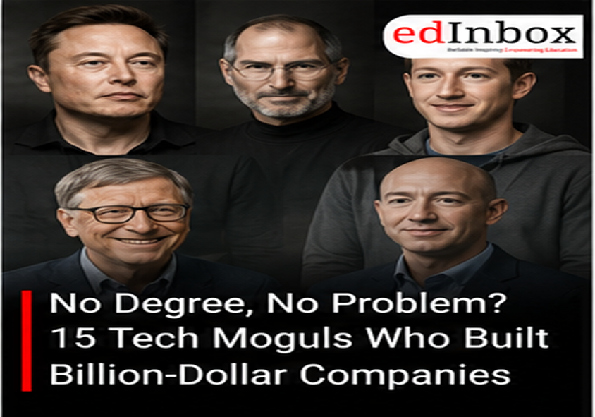 No Degree, No Problem? 15 Tech Moguls Who Built Billion-Dollar Companies
