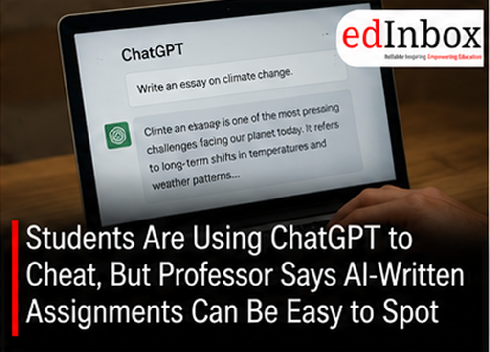 Students Are Using ChatGPT to Cheat, But Professor Says AI-Written Assignments Can Be Easy to Spot