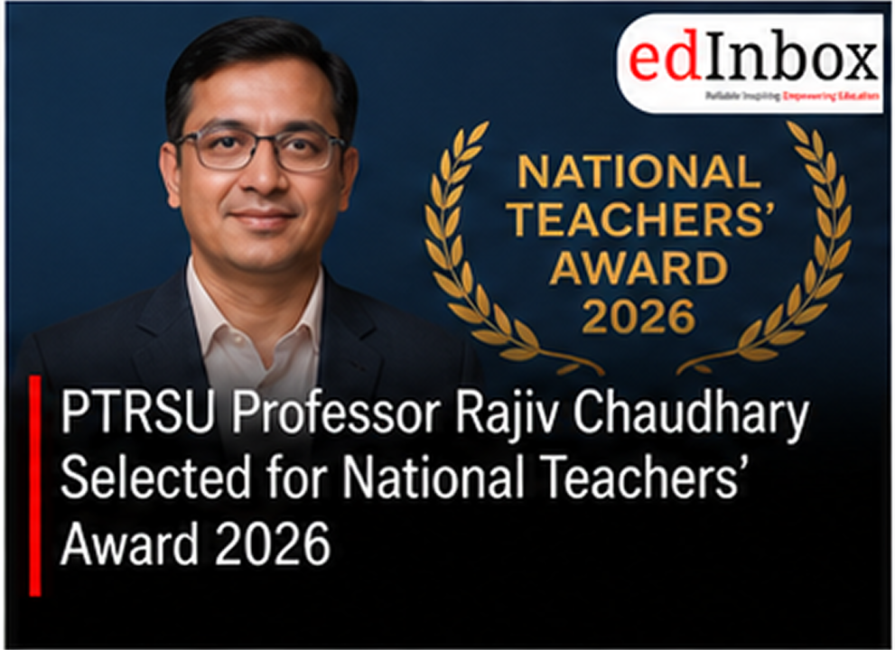 PTRSU Professor Rajiv Chaudhary Selected for National Teachers’ Award 2026