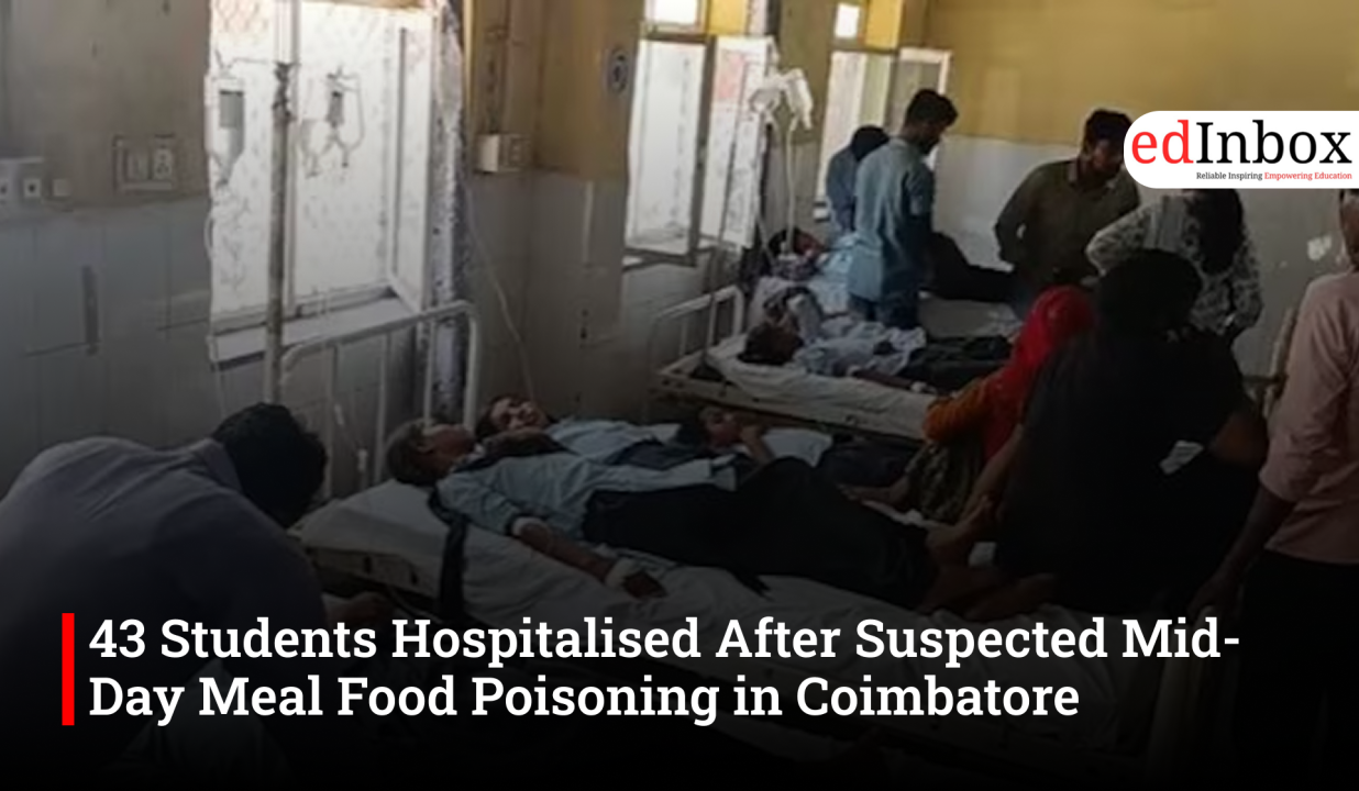 43 Students Hospitalised After Suspected Mid-Day Meal Food Poisoning in Coimbatore