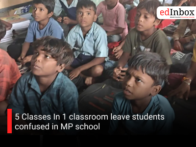 5 Classes In 1 classroom leave students confused in MP school