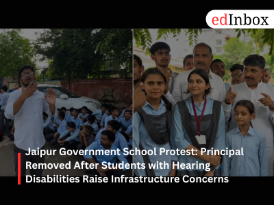 Jaipur Government School Protest: Principal Removed After Students with Hearing Disabilities Raise Infrastructure Concerns