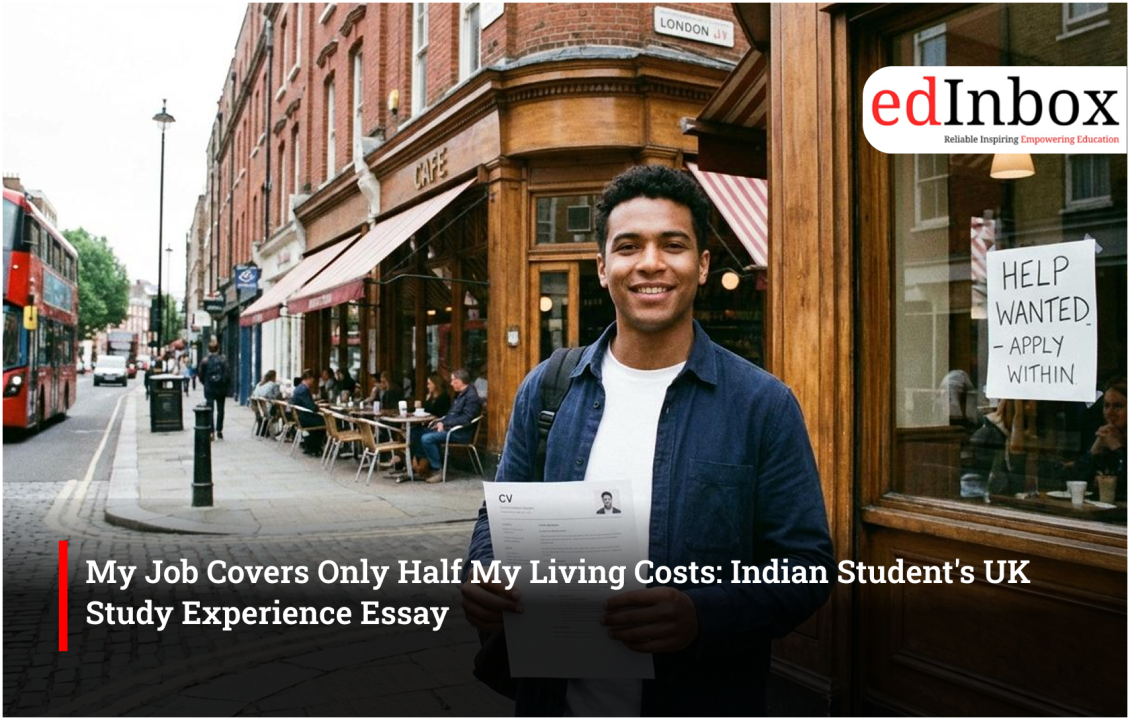 My Job Covers Only Half My Living Costs: Indian Student's UK Study Experience Essay