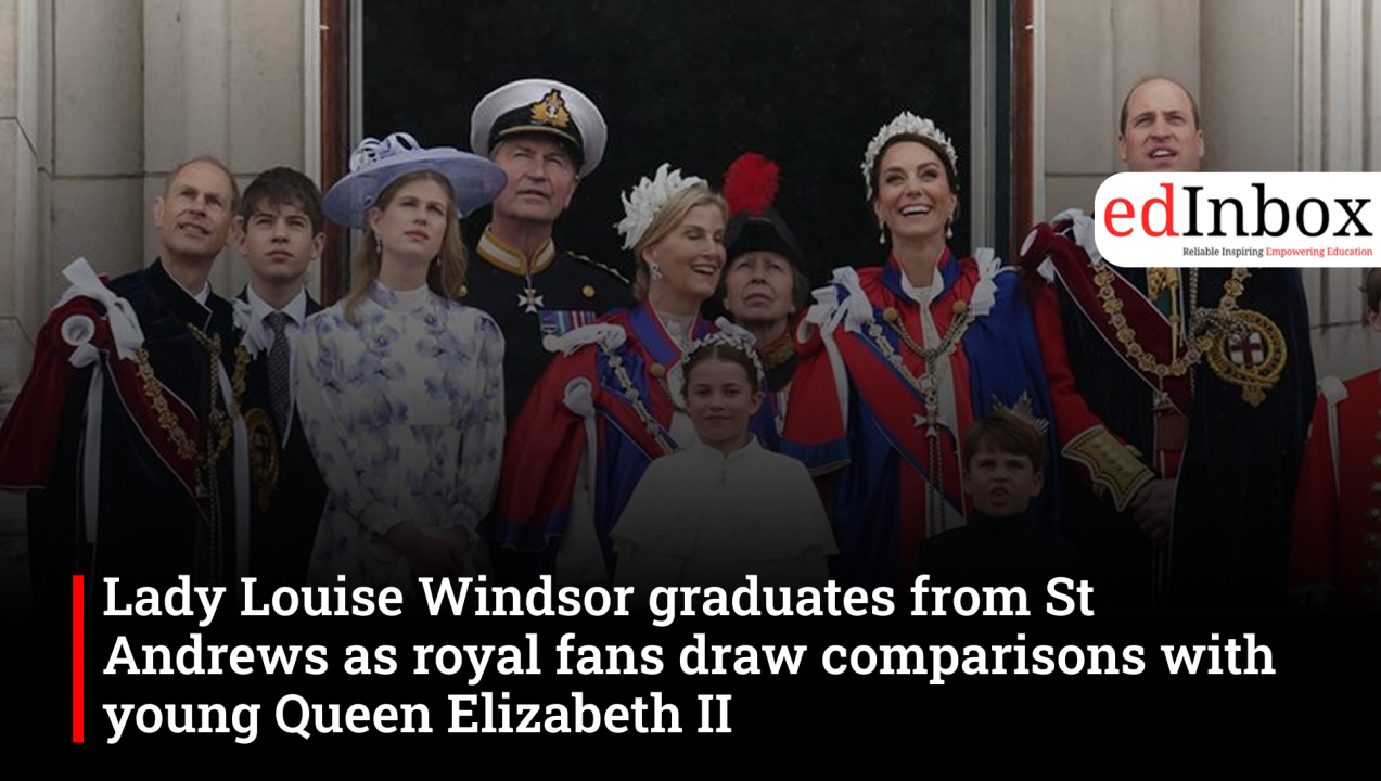 Lady Louise Windsor graduates from St Andrews as royal fans draw comparisons with young Queen Elizabeth II