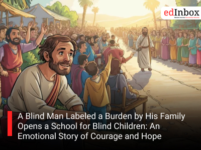 A Blind Man Labeled a Burden by His Family Opens a School for Blind Children: An Emotional Story of Courage and Hope