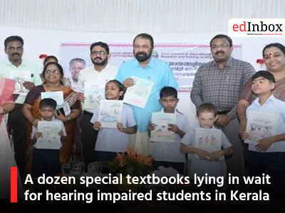 A dozen special textbooks lying in wait for hearing impaired students in Kerala