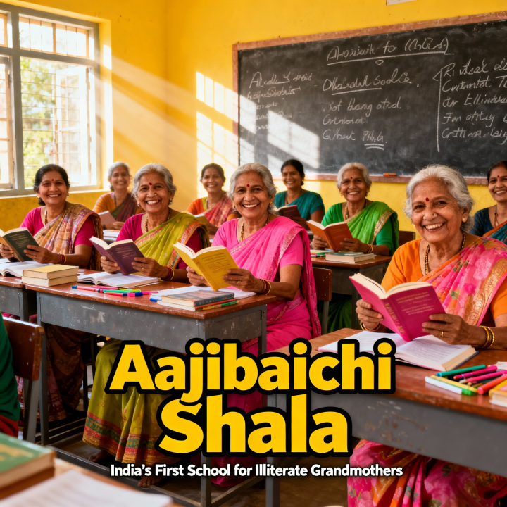 Aajibaichi Shala: India’s first school for grandmothers who cannot read and write 