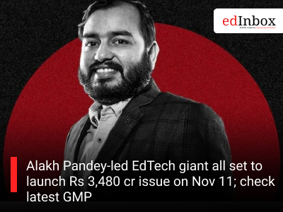 Alakh Pandey-led EdTech giant all set to launch Rs 3,480 cr issue on Nov 11; check latest GMP
