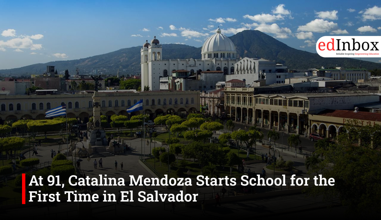 At 91, Catalina Mendoza Starts School for the First Time in El Salvador