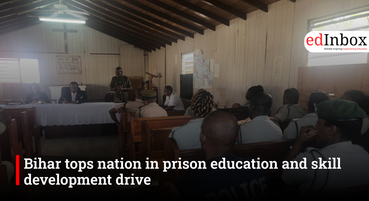 Bihar tops nation in prison education and skill development drive
