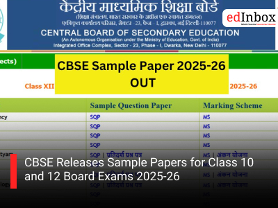 CBSE Releases Sample Papers for Class 10 and 12 Board Exams 2025-26