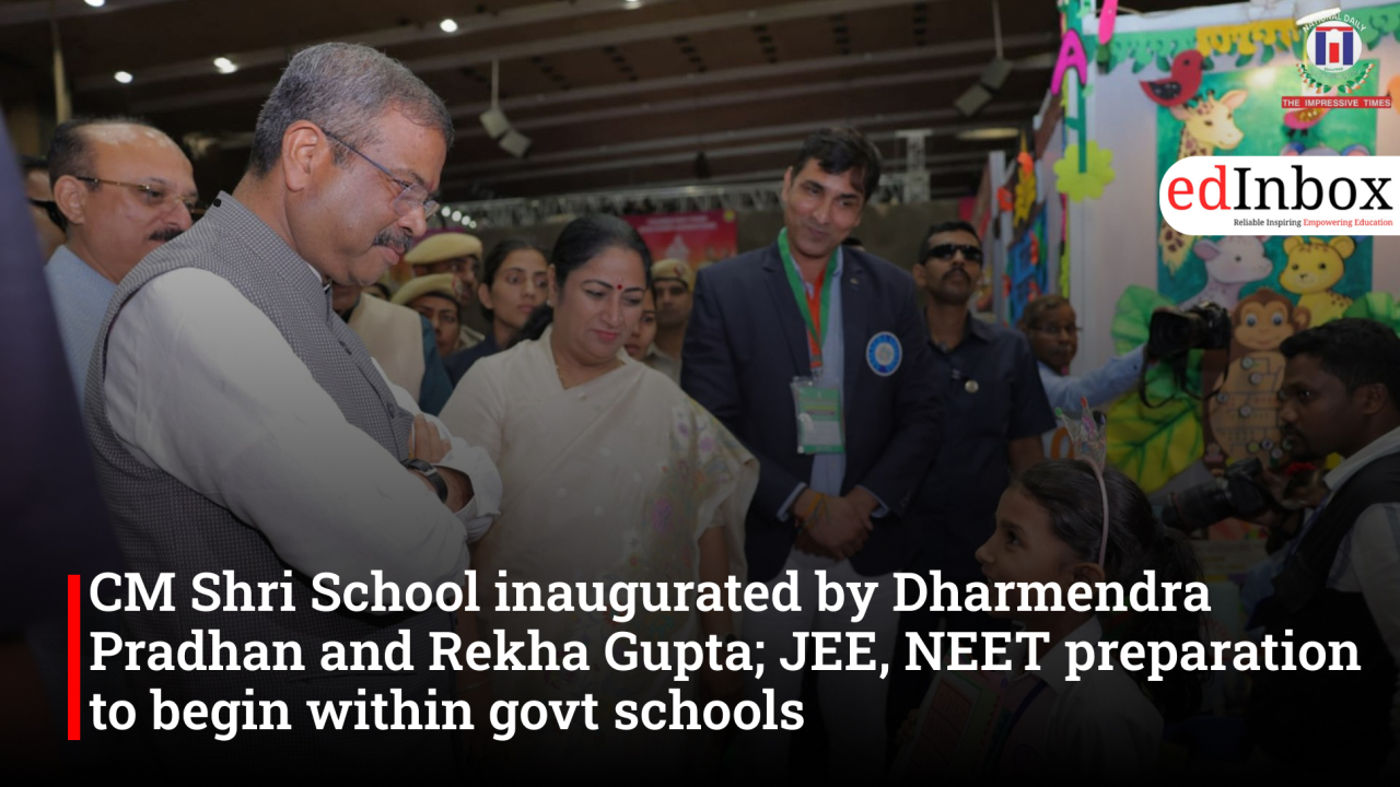 CM Shri School inaugurated by Dharmendra Pradhan and Rekha Gupta; JEE, NEET preparation to begin within govt schools