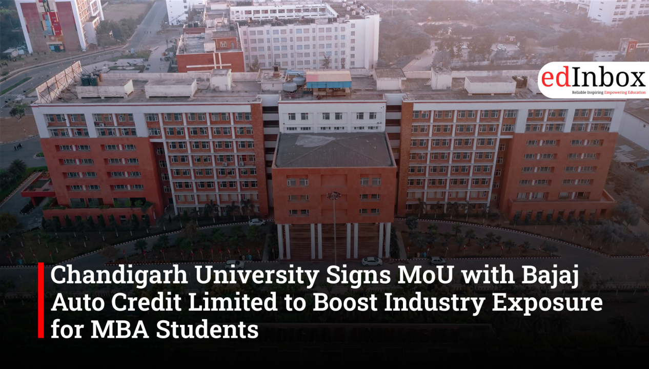 Chandigarh University Signs MoU with Bajaj Auto Credit Limited to Boost Industry Exposure for MBA Students