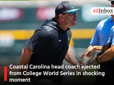 Coastal Carolina head coach ejected from College World Series in shocking moment