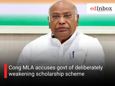 Cong MLA accuses govt of deliberately weakening scholarship scheme