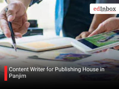 Content Writer for Publishing House in Panjim